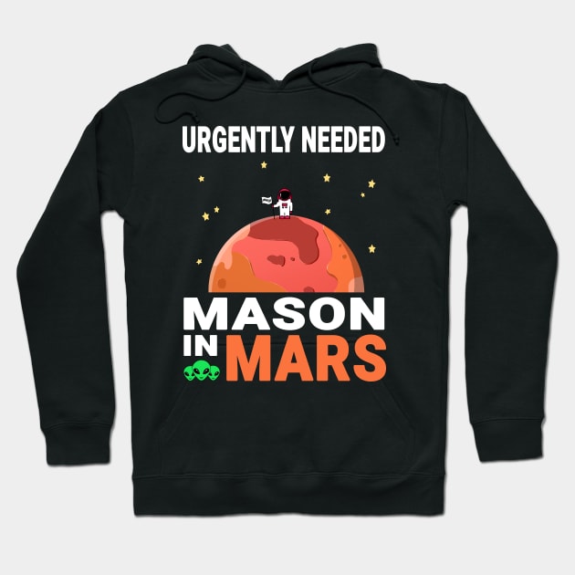 Mason Mars Lover Red Planet Design Quote Hoodie by jeric020290